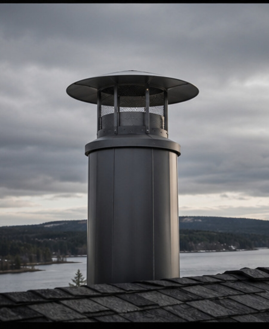 Studio exposed flue system