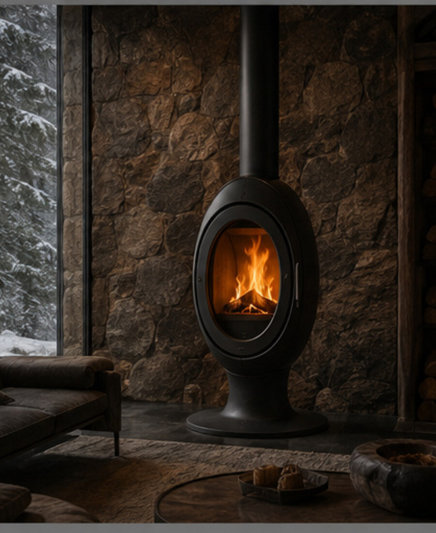 Nord 700 high-output wood stove